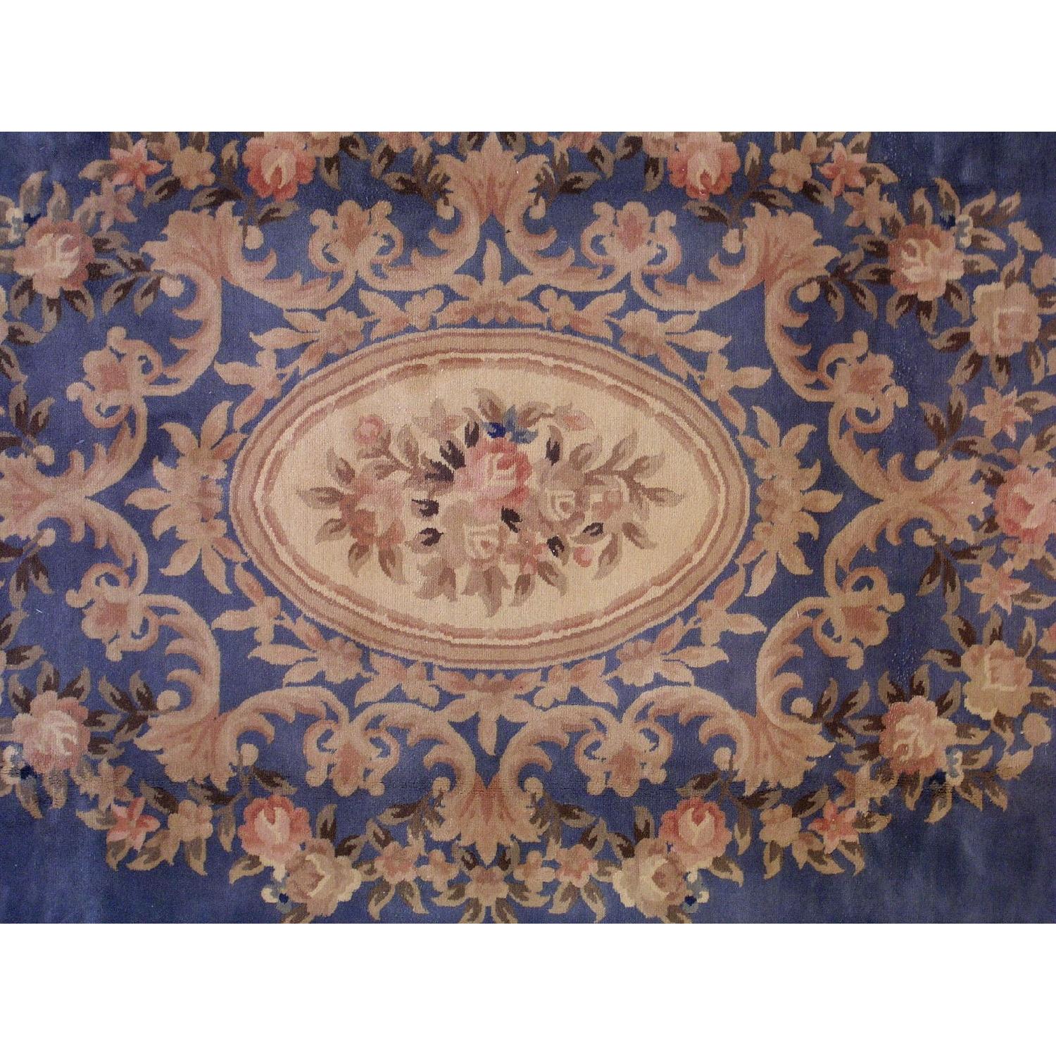 Antique 1930 Chinese Art Deco Rug - image-5