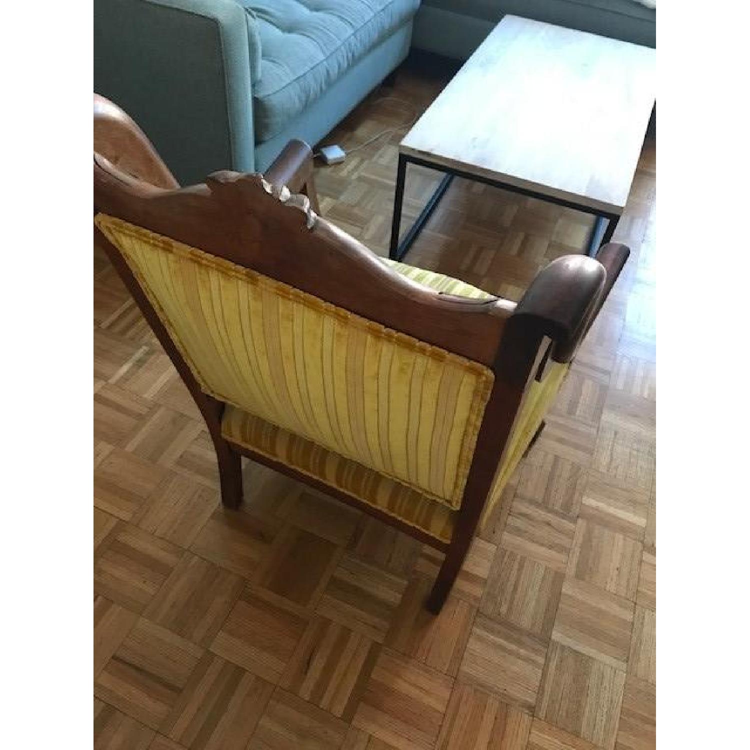 Vintage Yellow Arm Chair - image-1