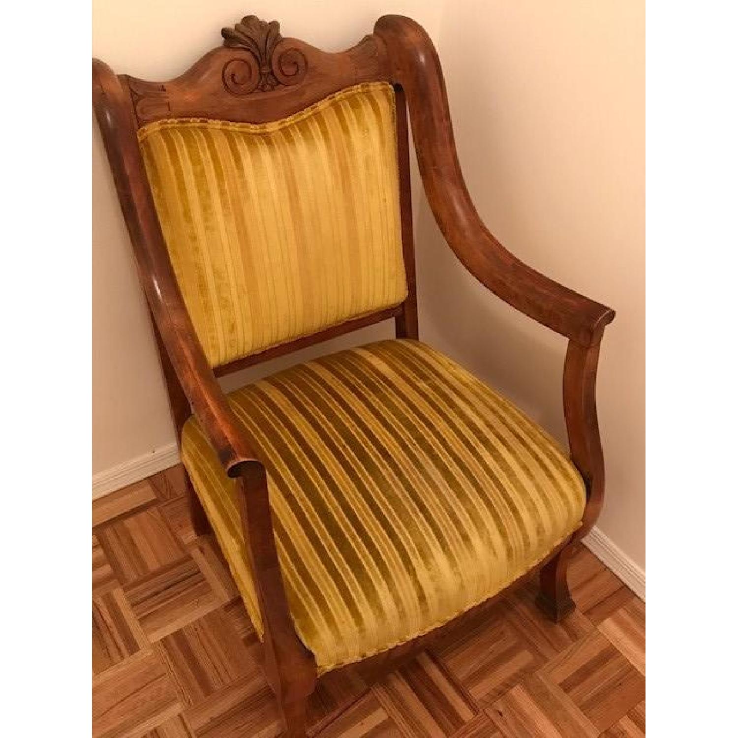 Vintage Yellow Arm Chair - image-2