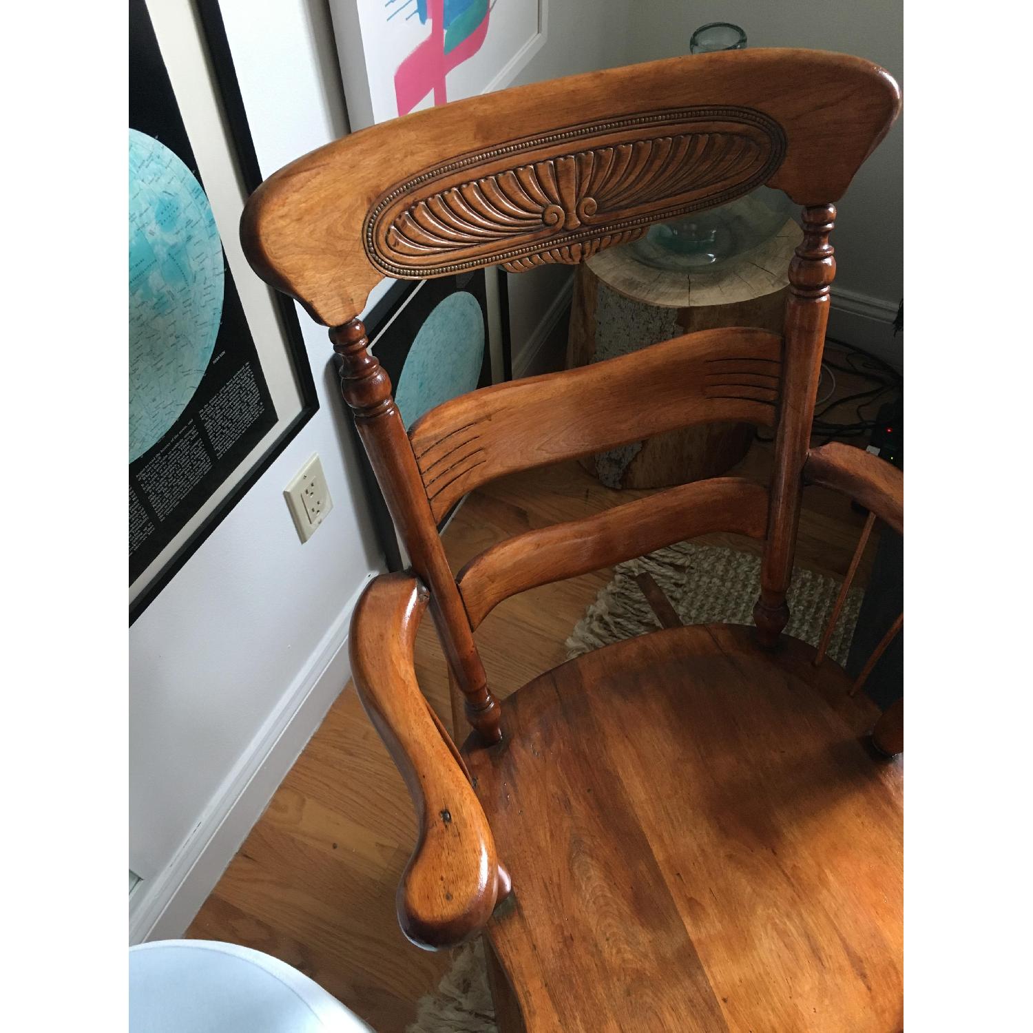 Antique Wooden Rocking Chair - image-3