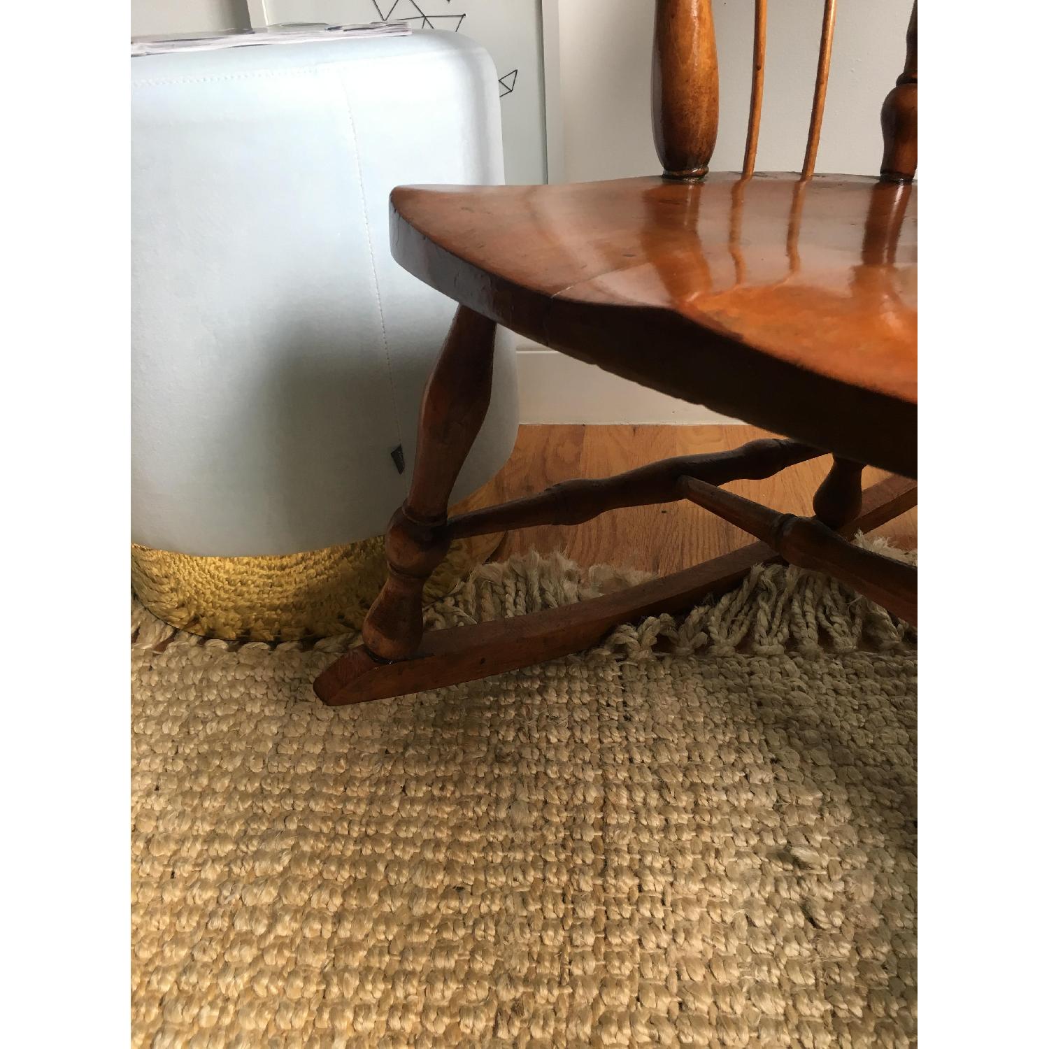 Antique Wooden Rocking Chair - image-6