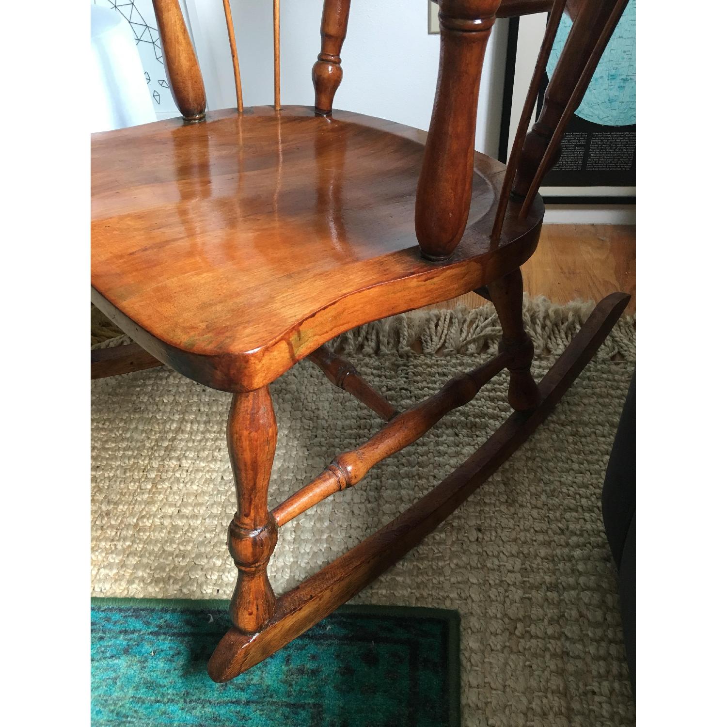 Antique Wooden Rocking Chair - image-8