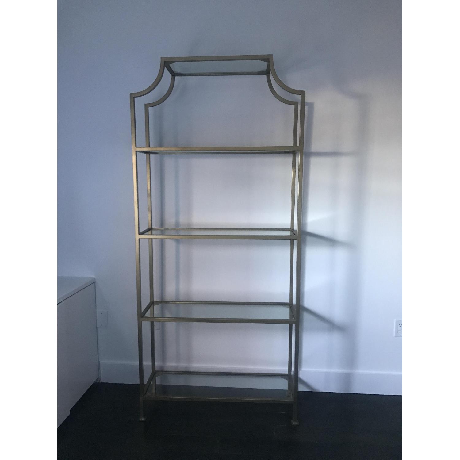 Ballard Designs Silvia Brass Etagere - image-1