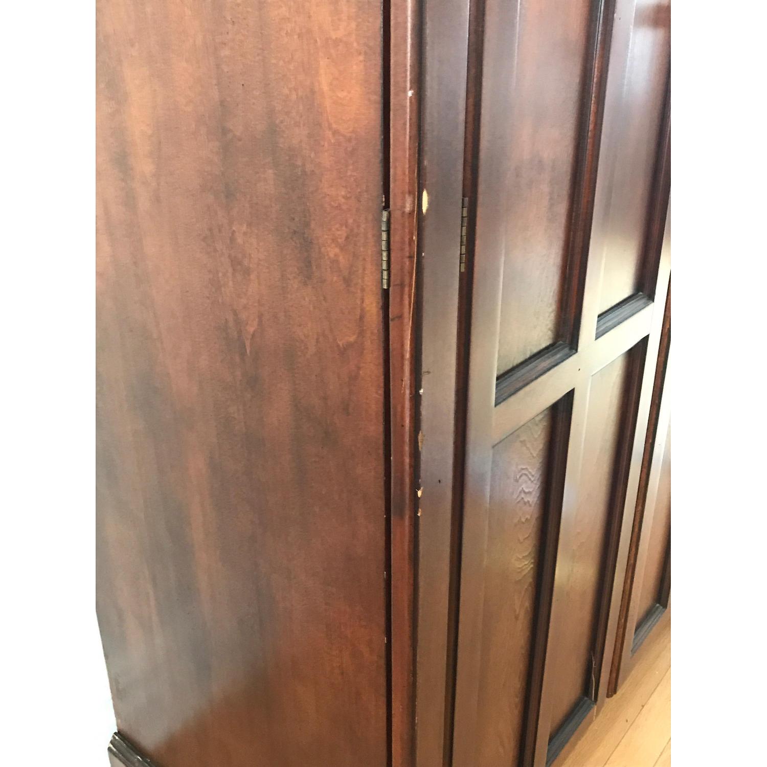 Cherry Wood Credenza/China Cabinet - image-3