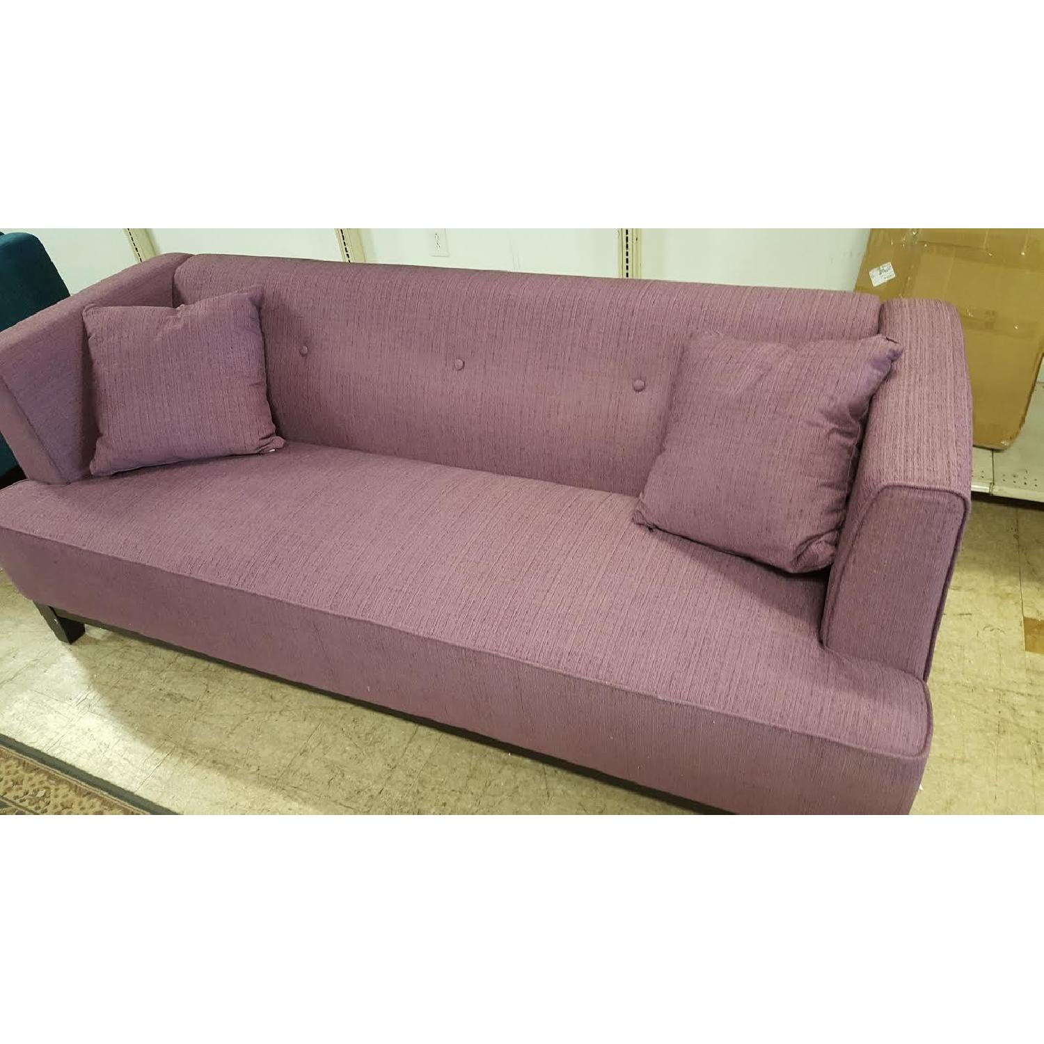 Furniture of America Sofia Purple Sofa - image-4