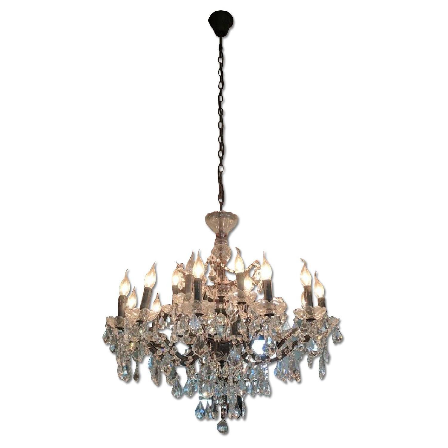 Restoration Hardware 19th C. Rococo Crystal Chandelier - AptDeco