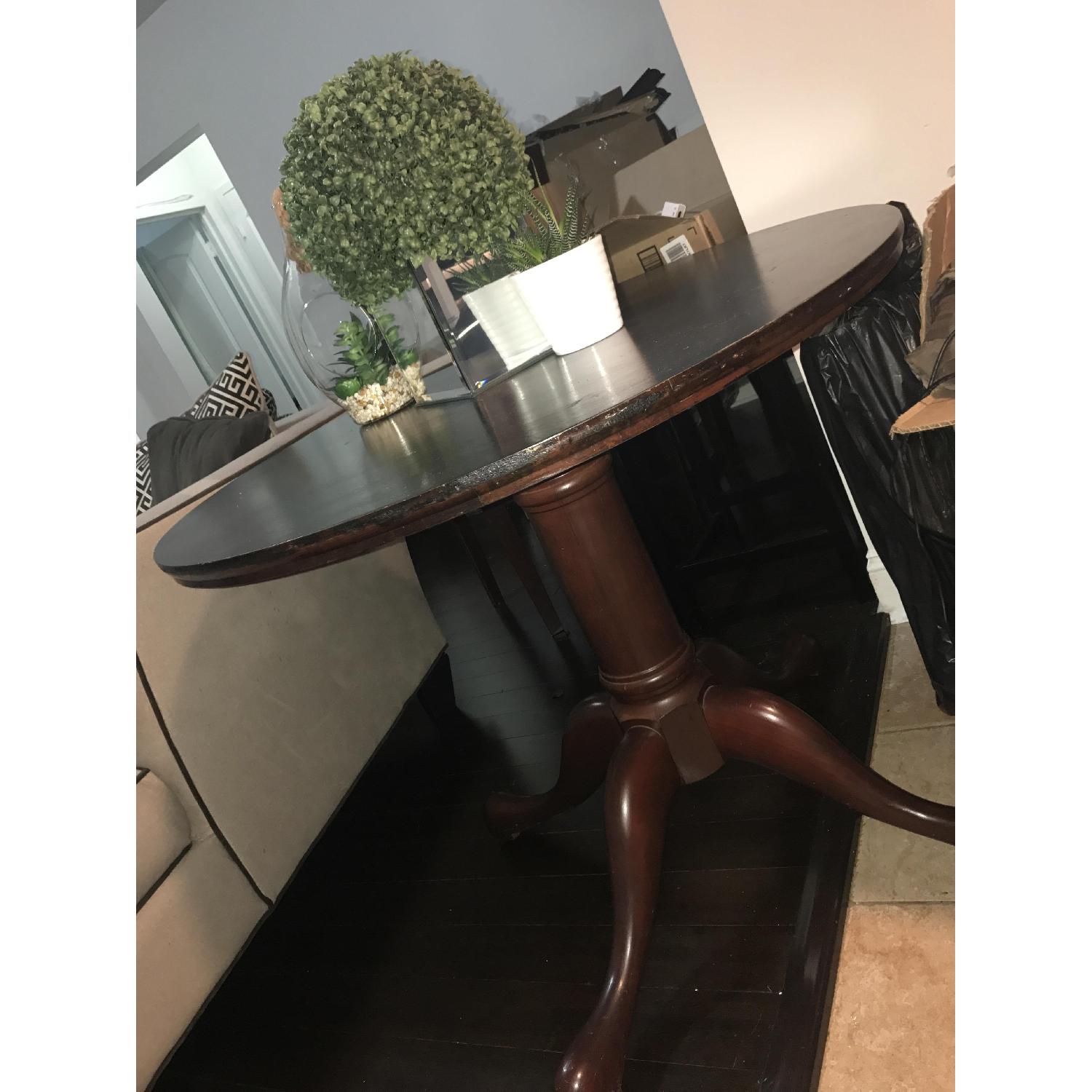 Hard-Wood Dining/Computer Table - image-1