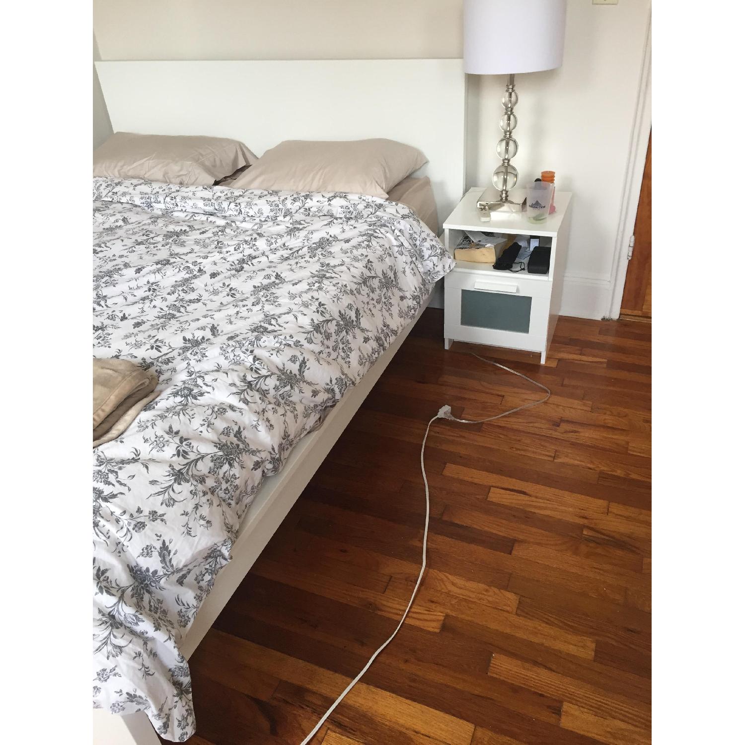 Ikea Malm White Queen Bed Frame - image-3