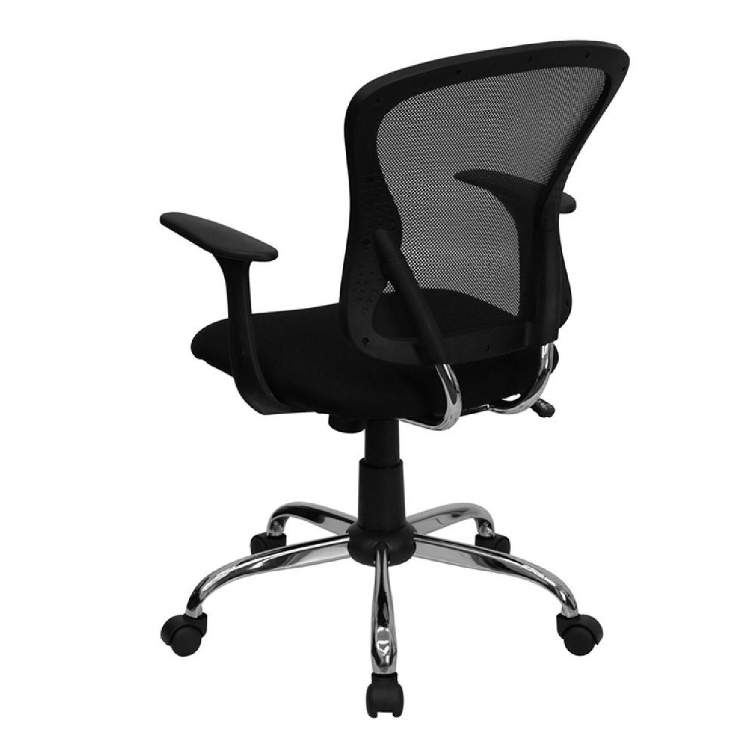 Flash Furniture Black Swivel Chair - image-1