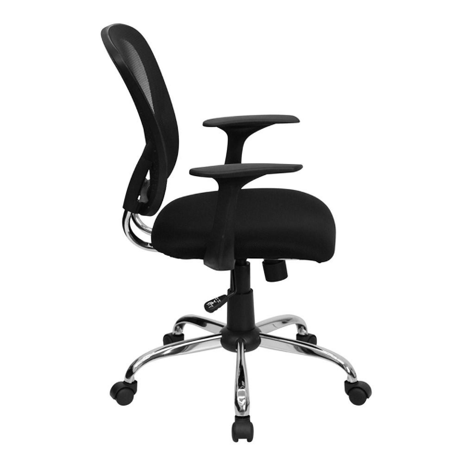 Flash Furniture Black Swivel Chair - image-2