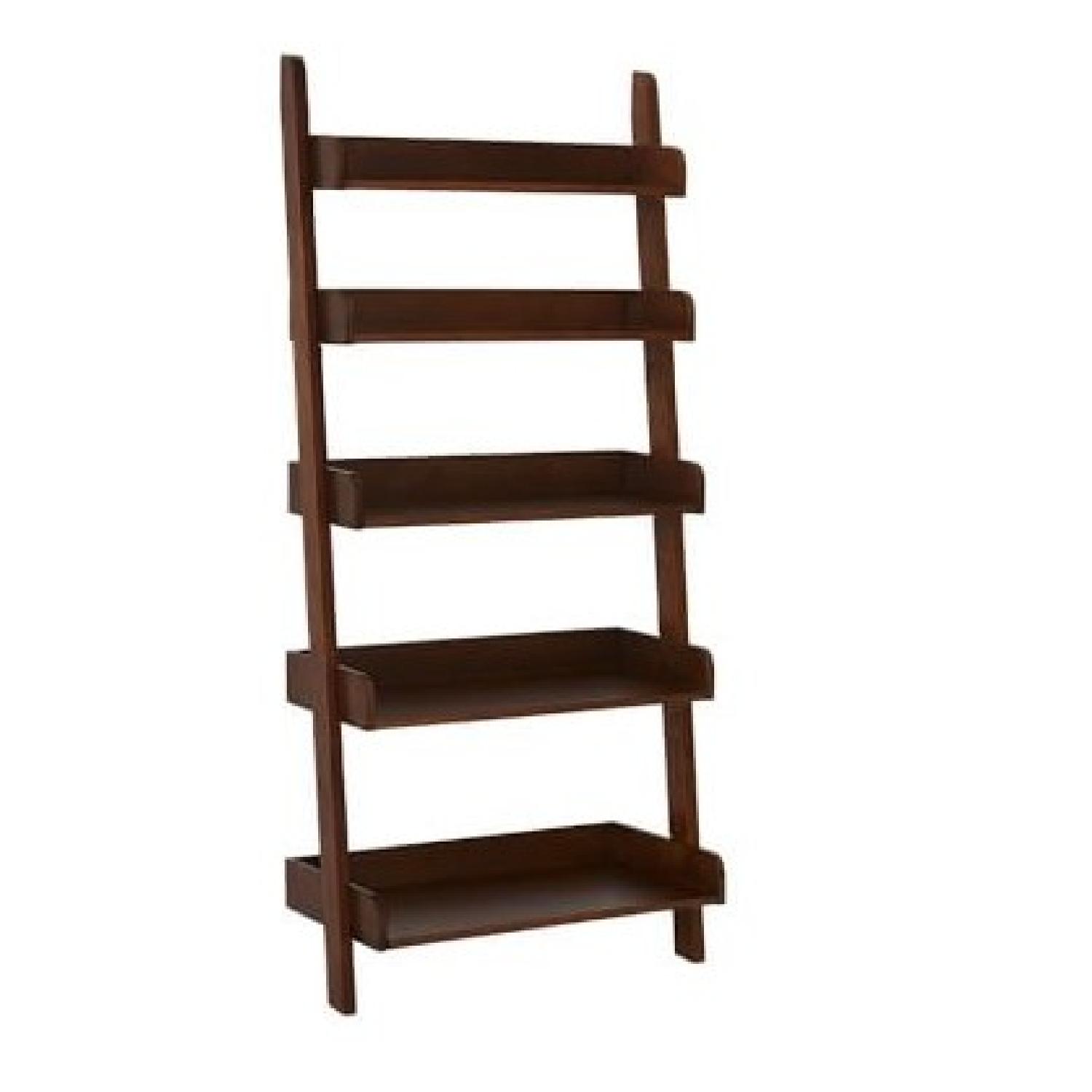 Pottery Barn Espresso Shelves - AptDeco