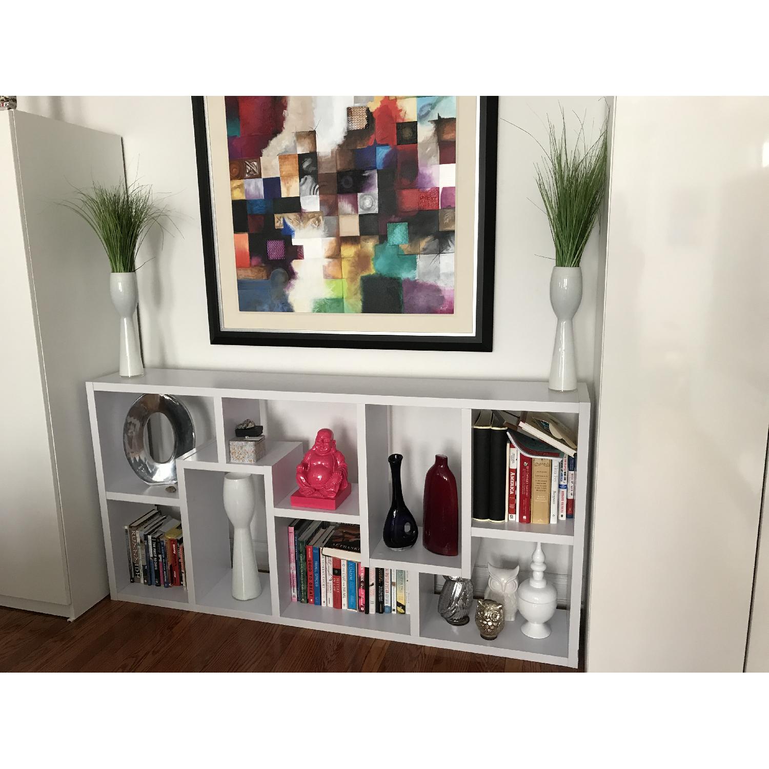 White Bookcase/Shelves - image-1