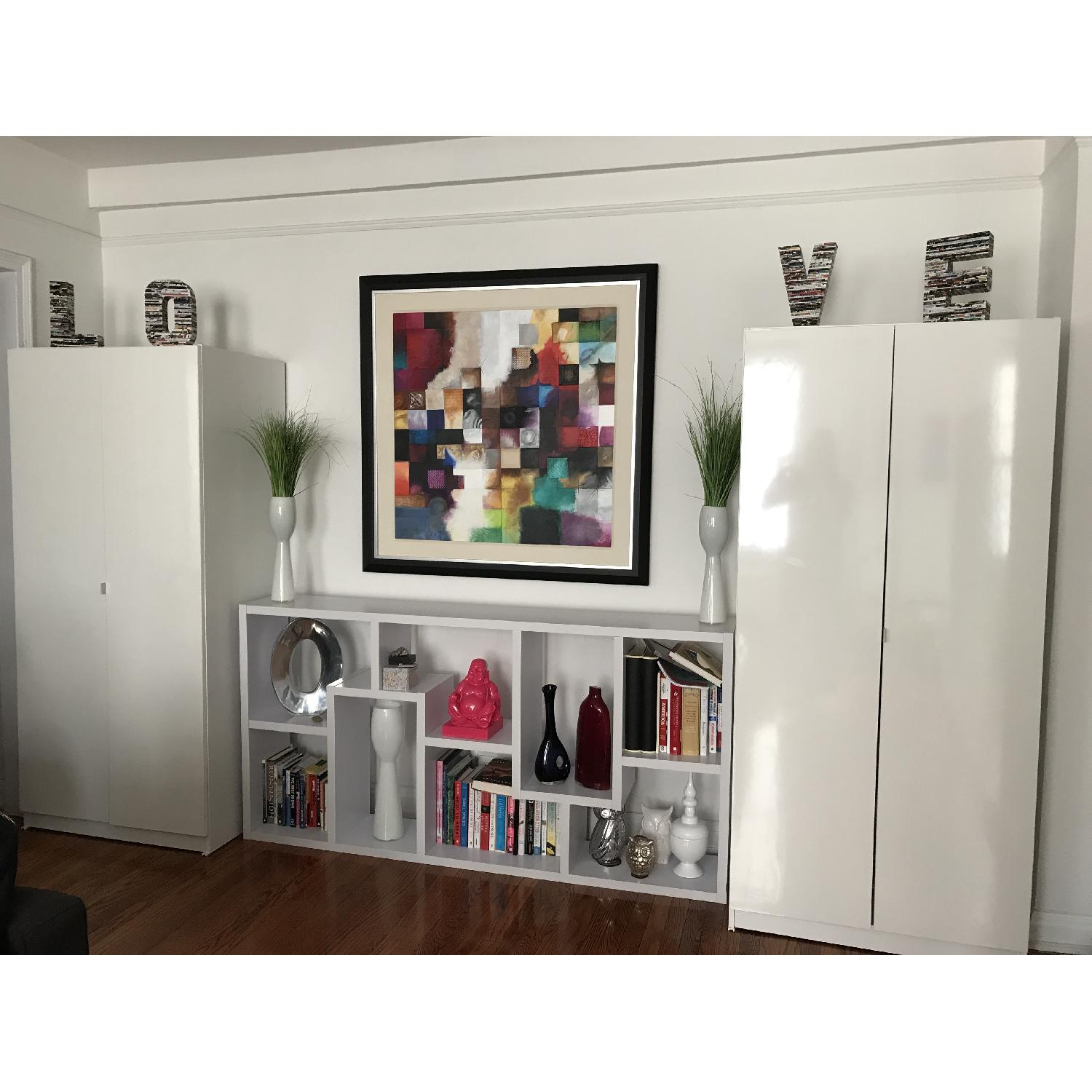 White Bookcase/Shelves - image-2
