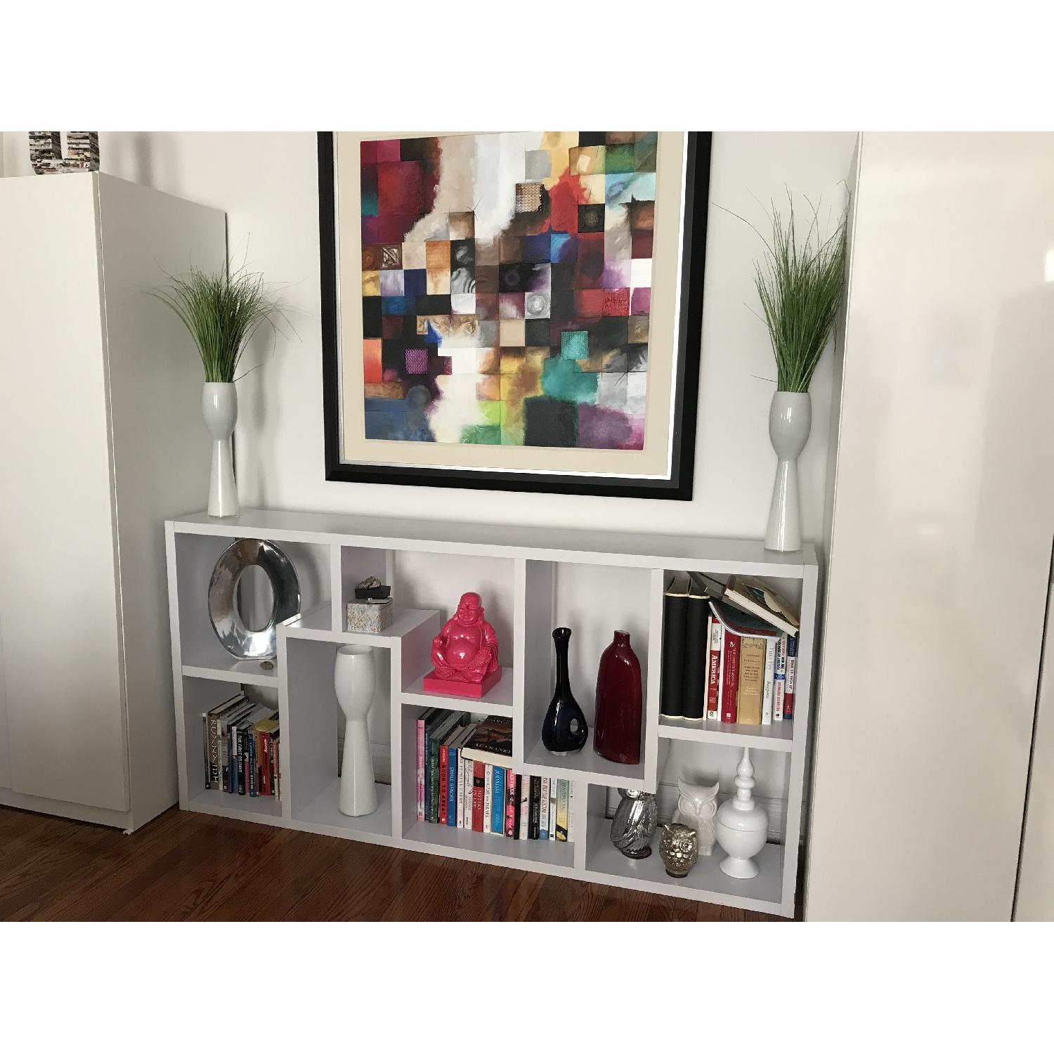 White Bookcase/Shelves - image-3