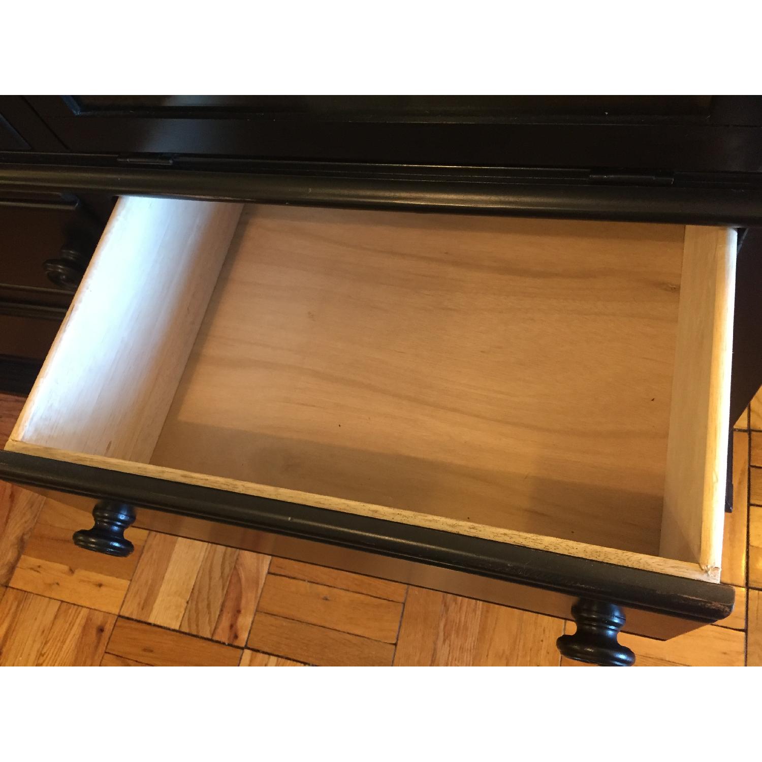 Havertys Wood Black TV Console - image-4