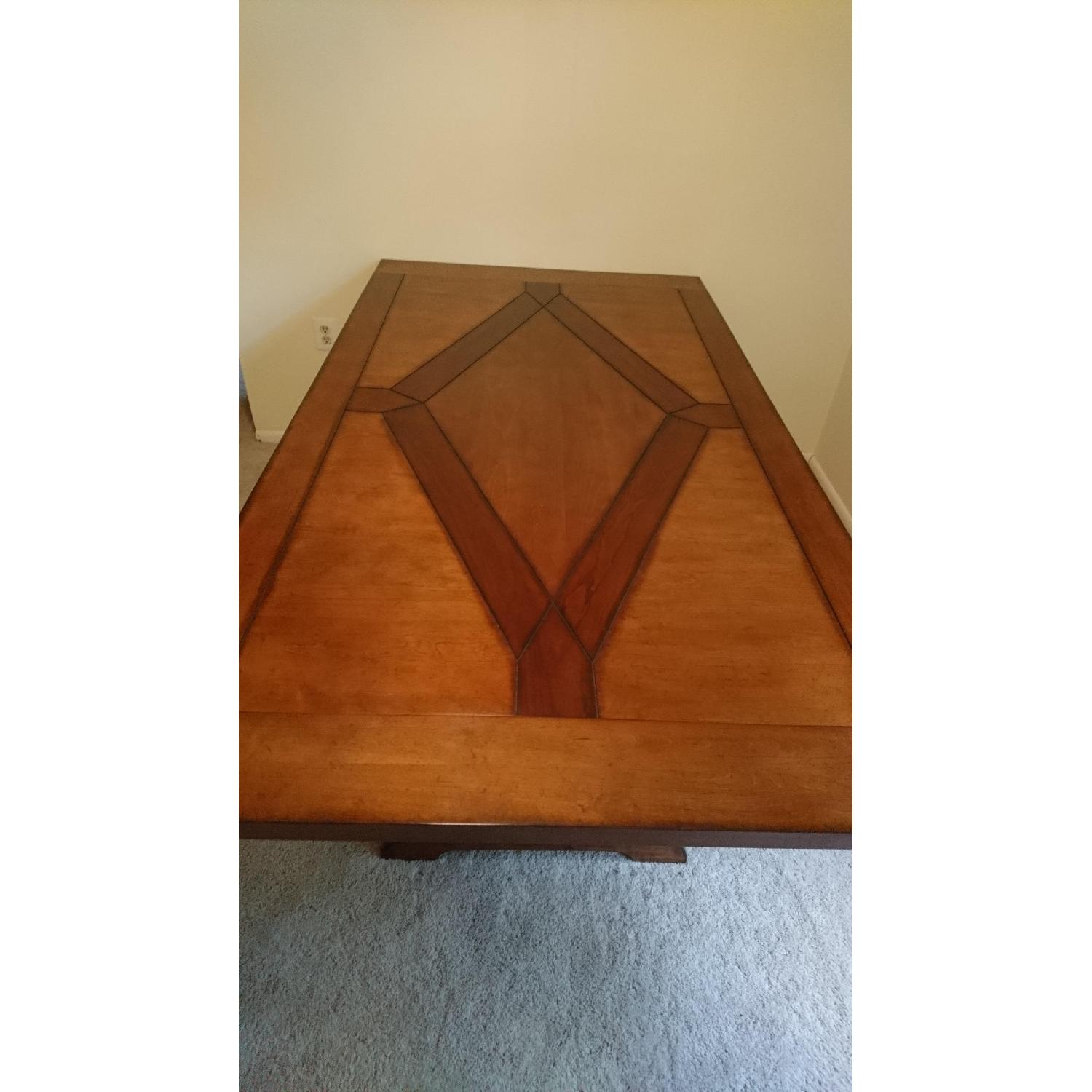 Mandara Trestle Solid Wood Extendable Table - image-3