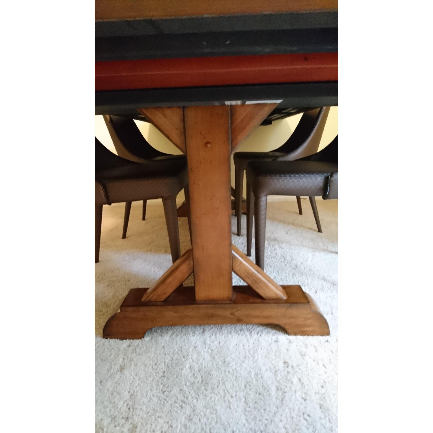 Mandara Trestle Solid Wood Extendable Table - image-4