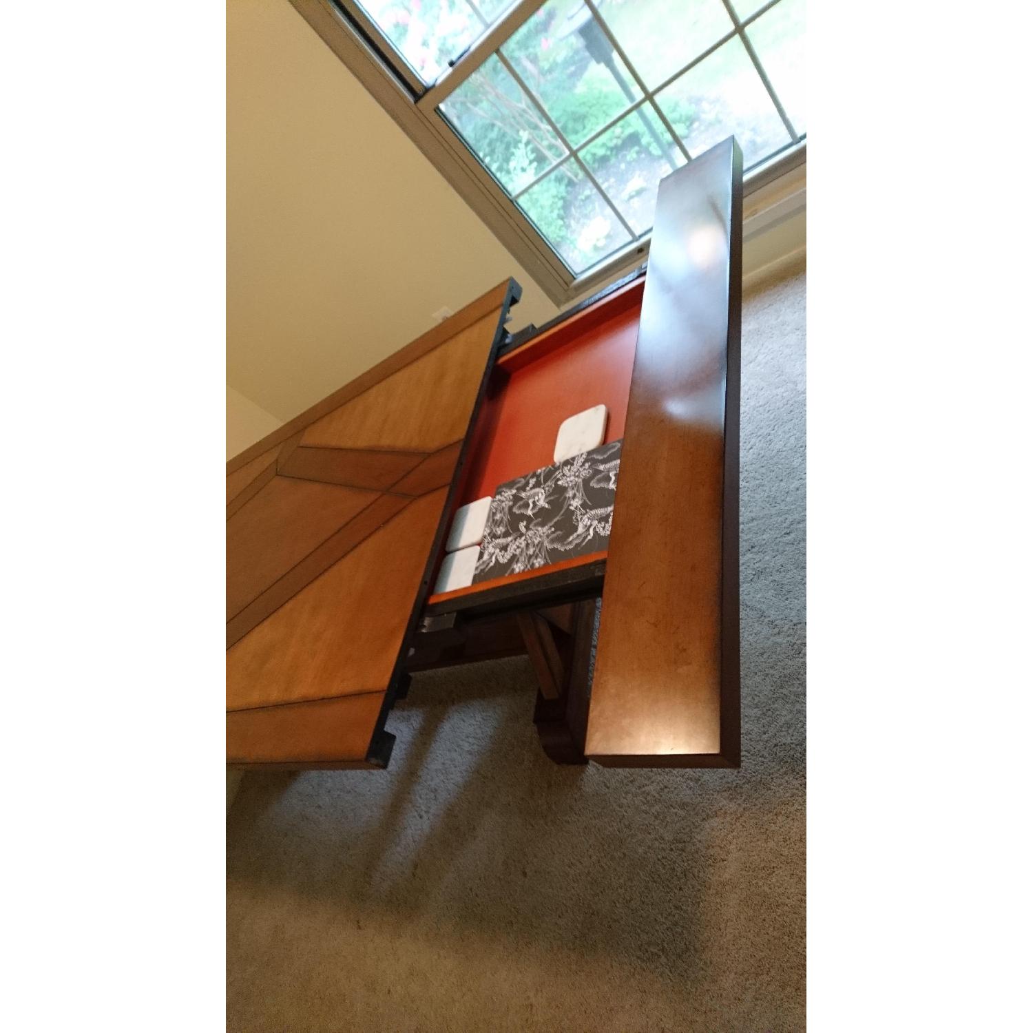 Mandara Trestle Solid Wood Extendable Table - image-5