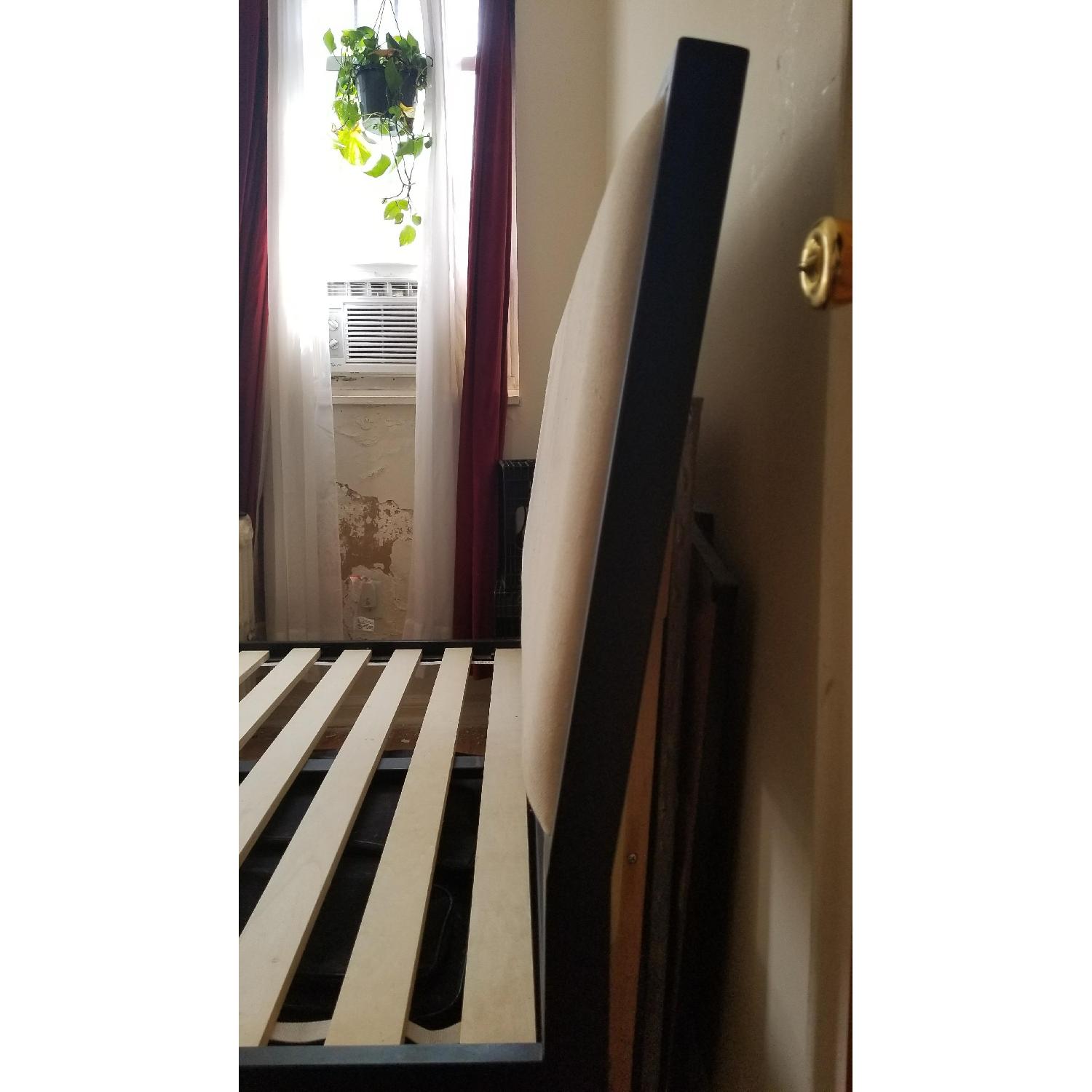 Crate & Barrel Sierra Upholstered Full Bed - image-1