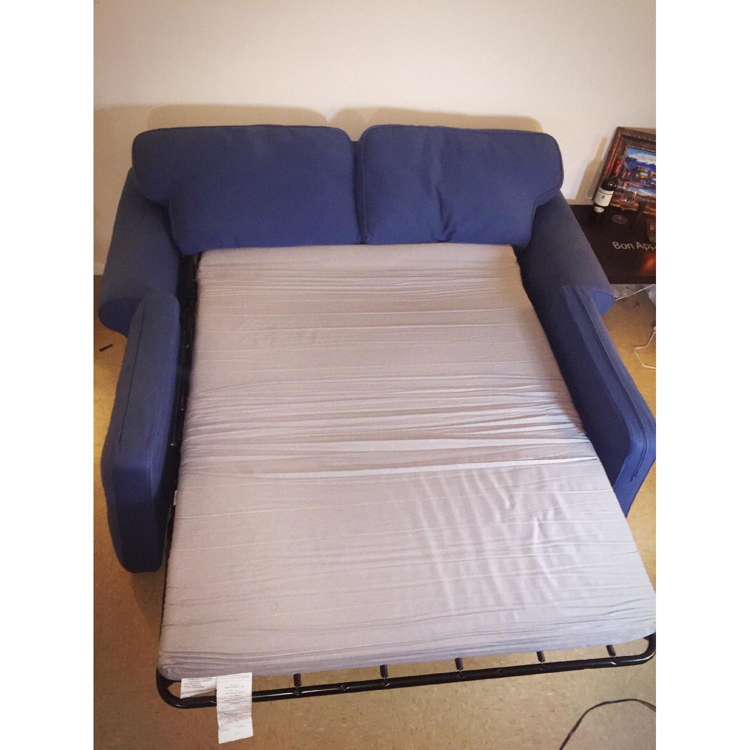 Ikea Ektorp Loveseat w/ Pull-Out Sleeper - image-2