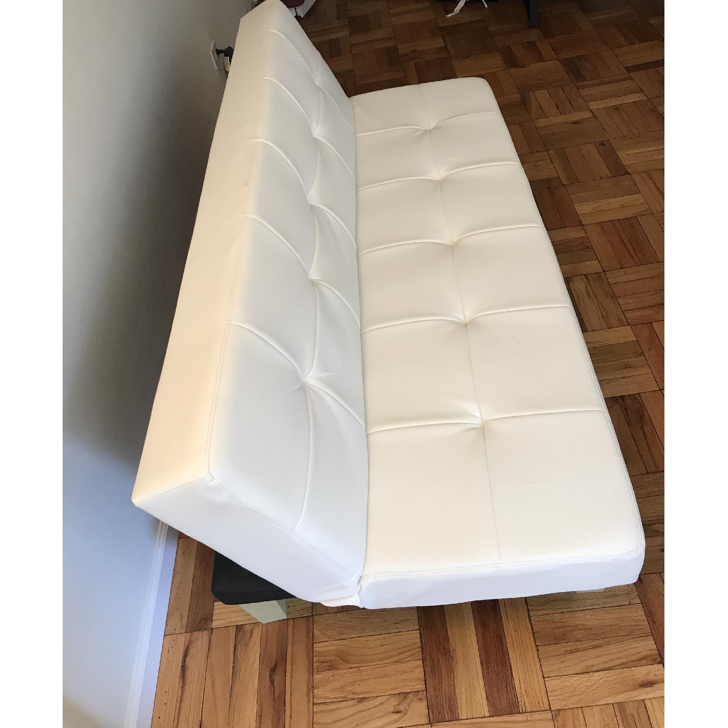 DHP Furniture White Futon - image-3