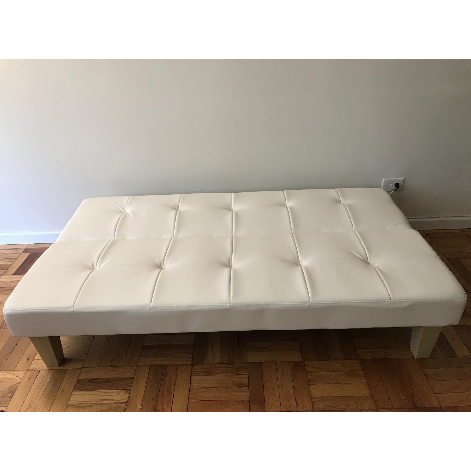 DHP Furniture White Futon - image-4
