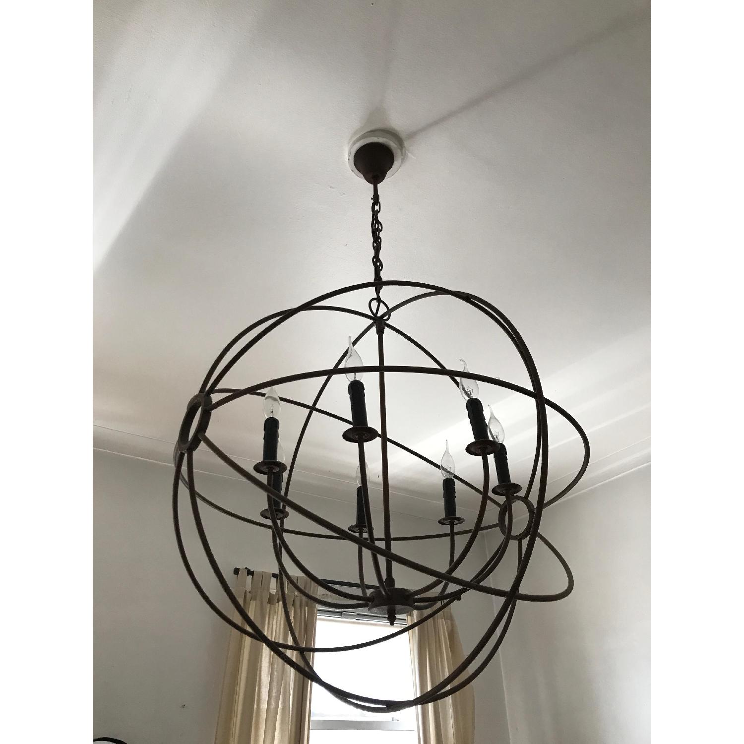 Restoration Hardware Foucalt's Orb Chandelier - image-2