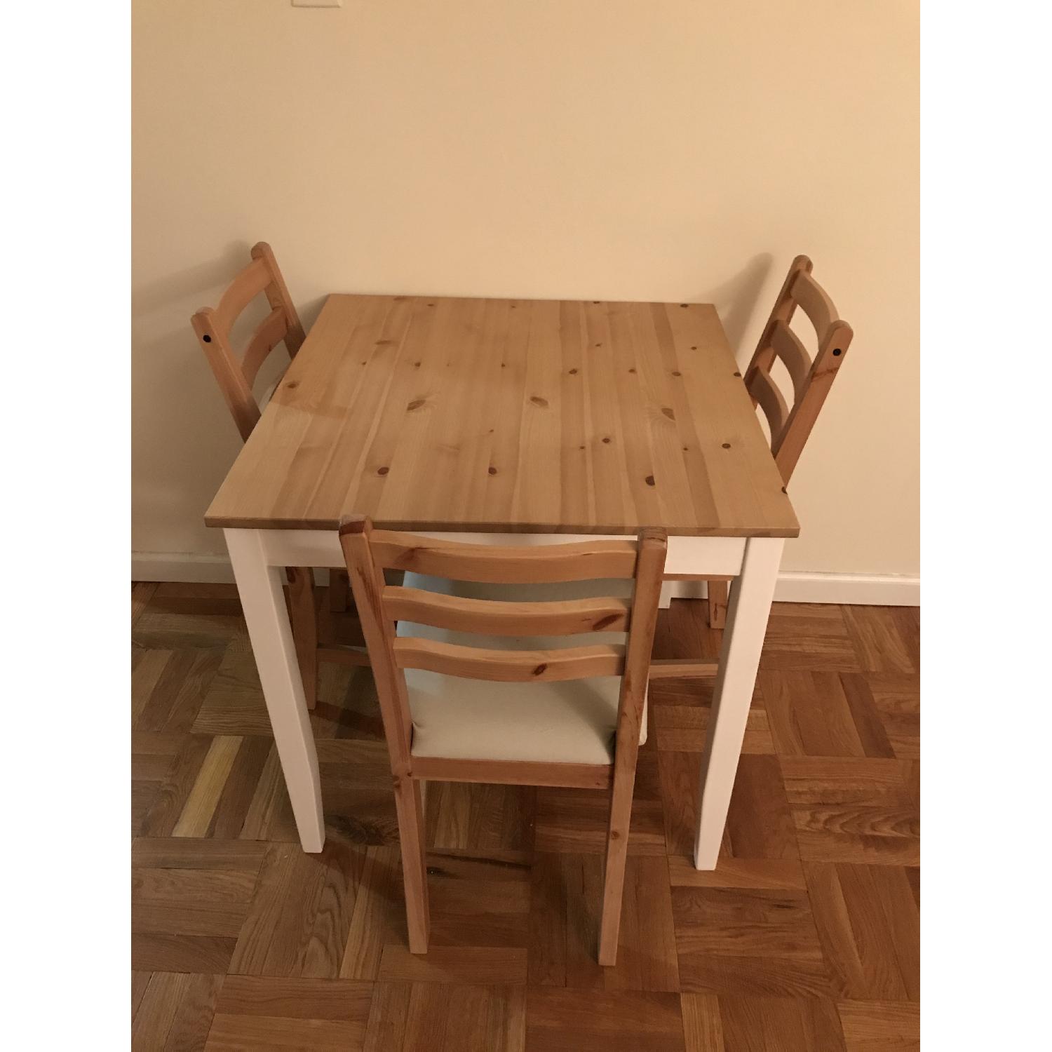 Ikea Dining Table w/ 3 Chairs - image-2