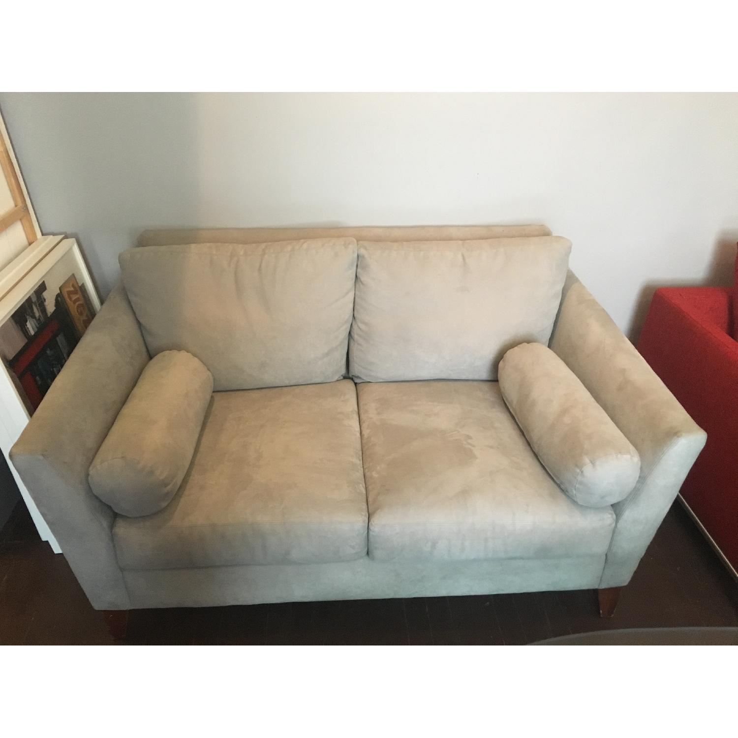 Carter Modern Grey Couch + Chair - image-1