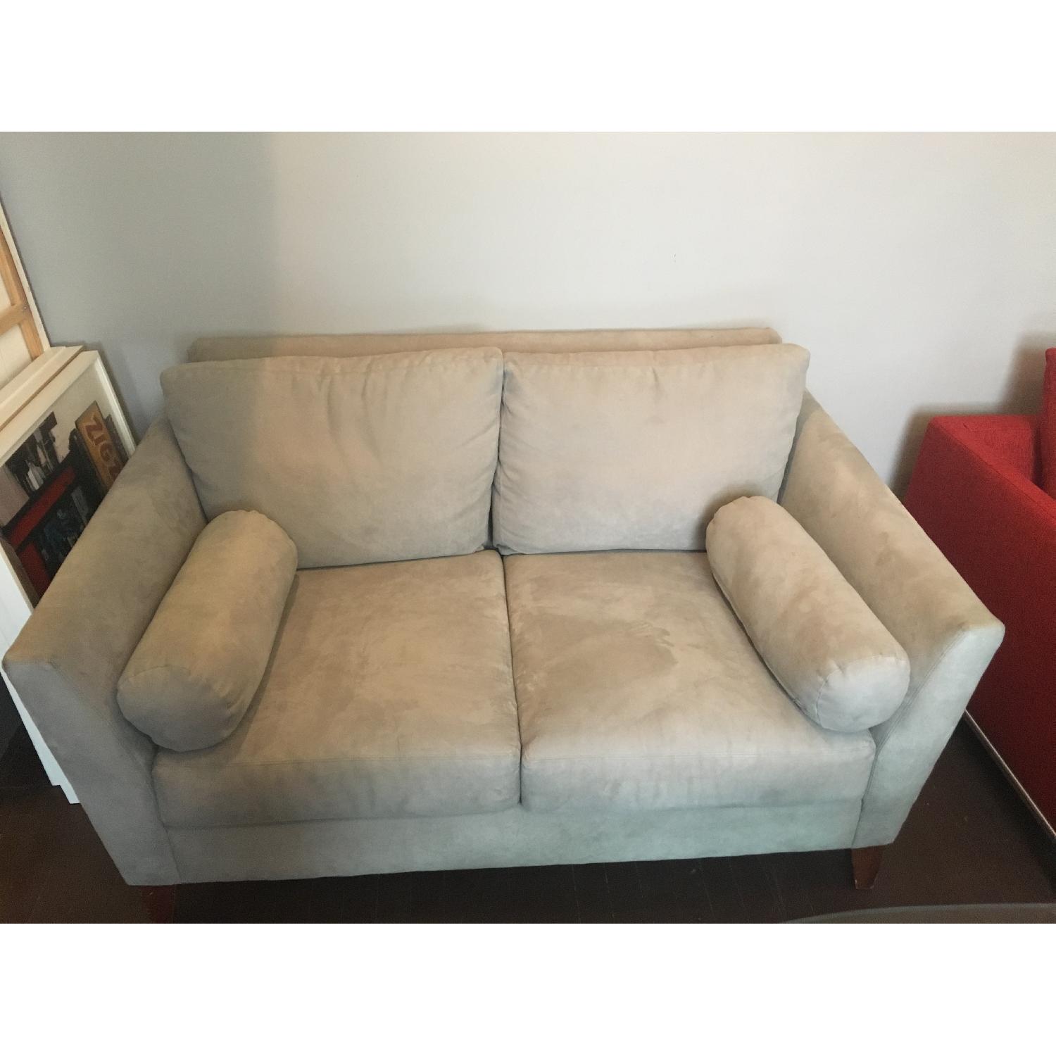 Carter Modern Grey Couch + Chair - image-2