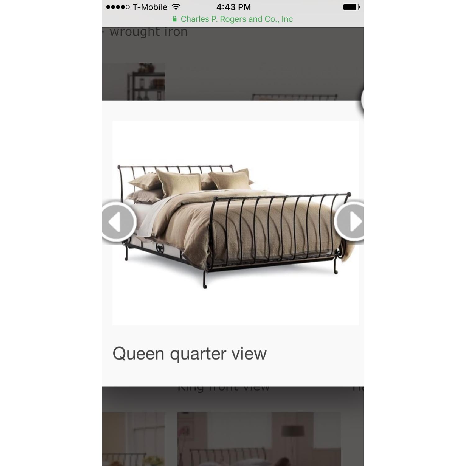Charles P. Rogers Paris Queen Sleigh Bed - image-1