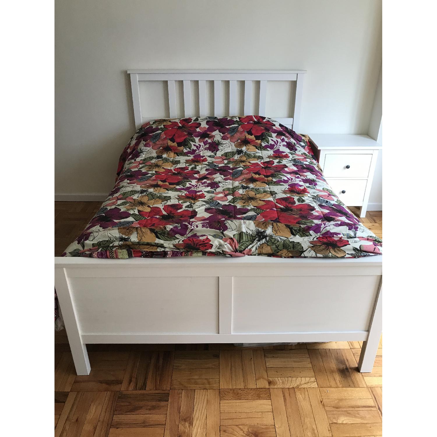 Ikea Hemnes Bed Frame + Nightstand - image-1