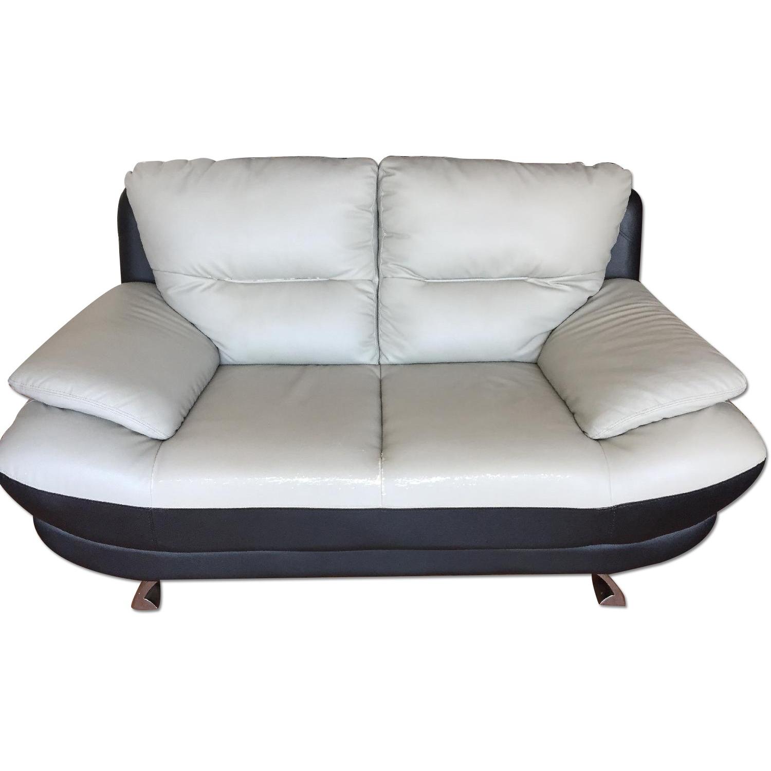 Grey & Black Couch - image-0