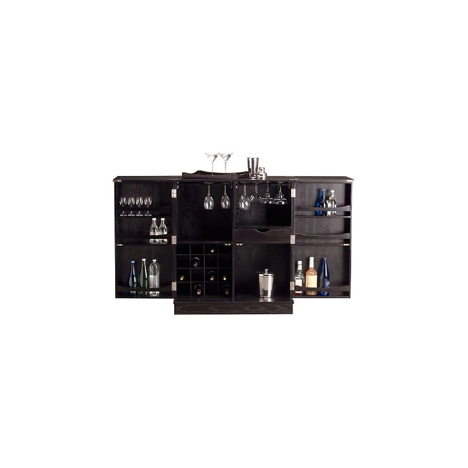 Crate & Barrel Steamer Bar Cabinet - image-4