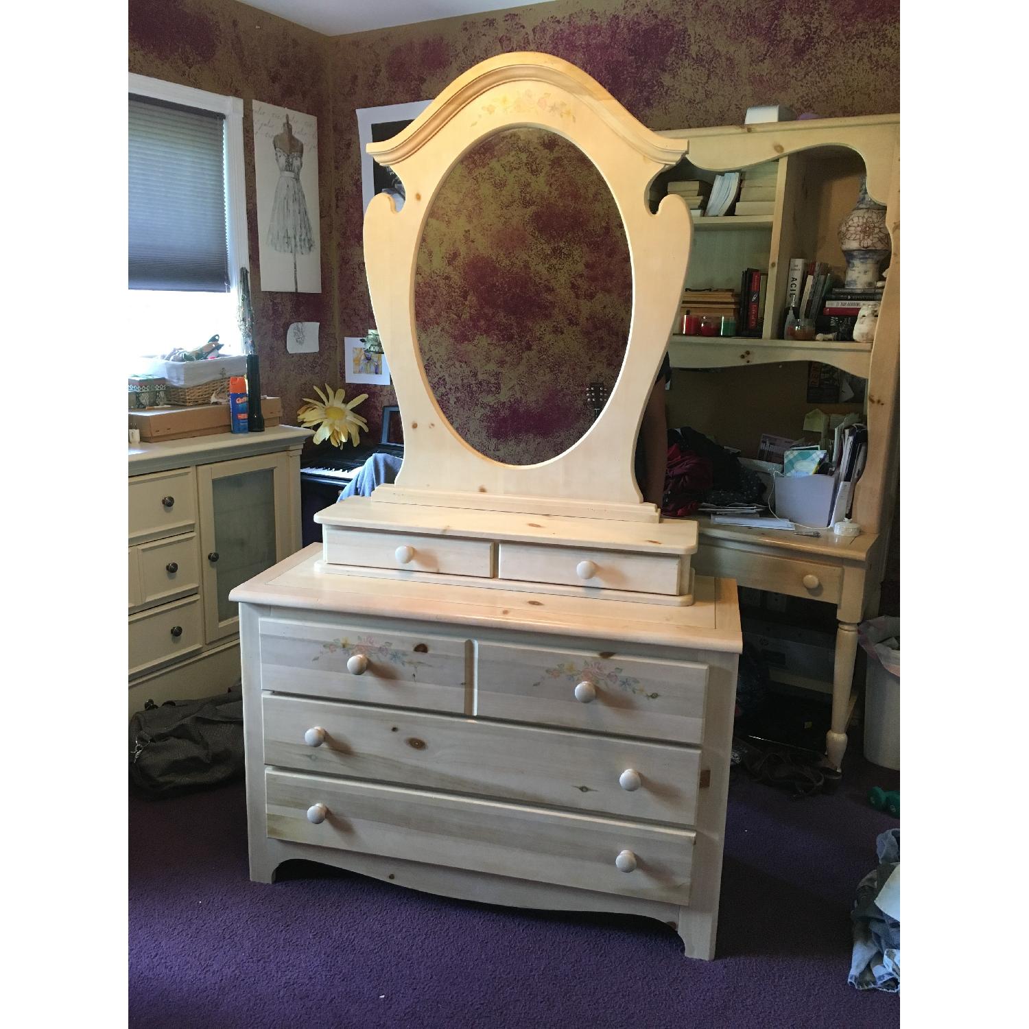 Vaughan Designs Dresser w/ Oval Mirror - image-1