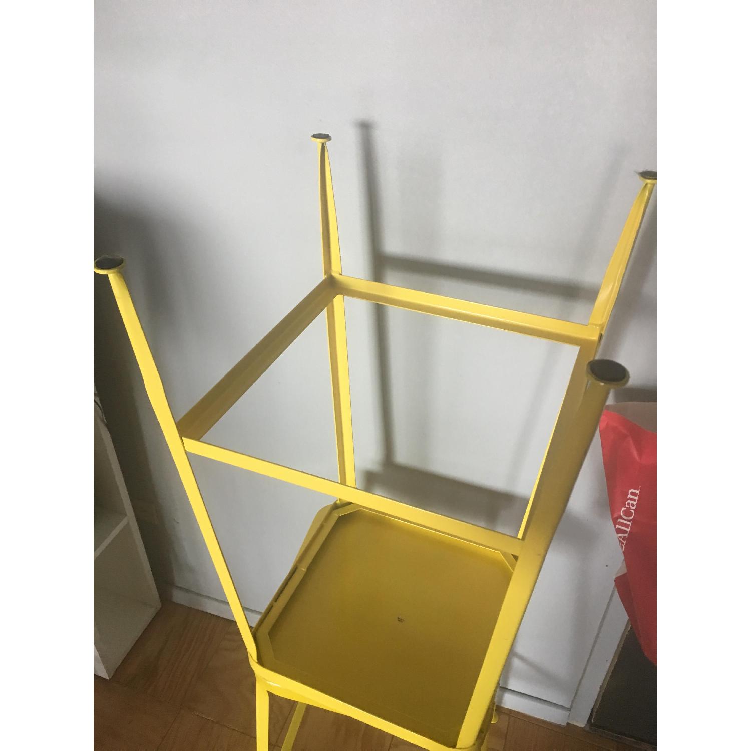 CB2 Yellow Flint Stools - image-1