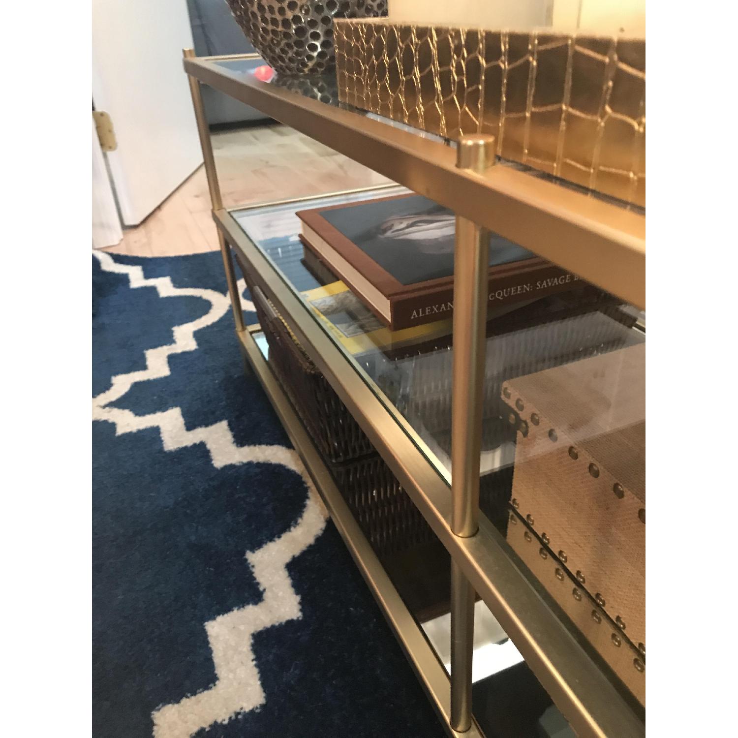 West Elm Glass Terrace Coffee Table - image-3