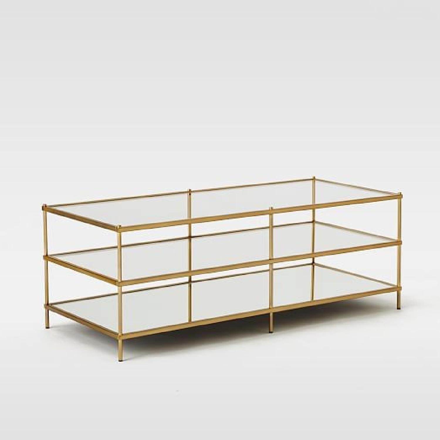 West Elm Glass Terrace Coffee Table - image-8