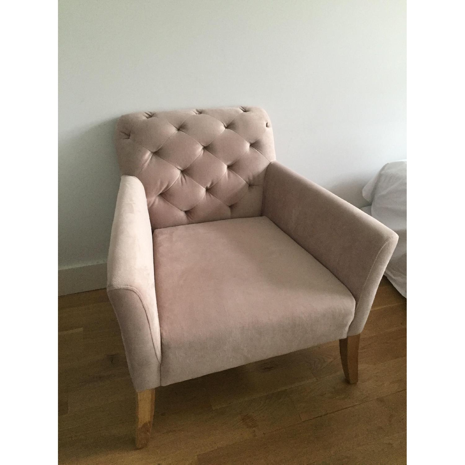 West Elm Elton Pink Chair - image-3