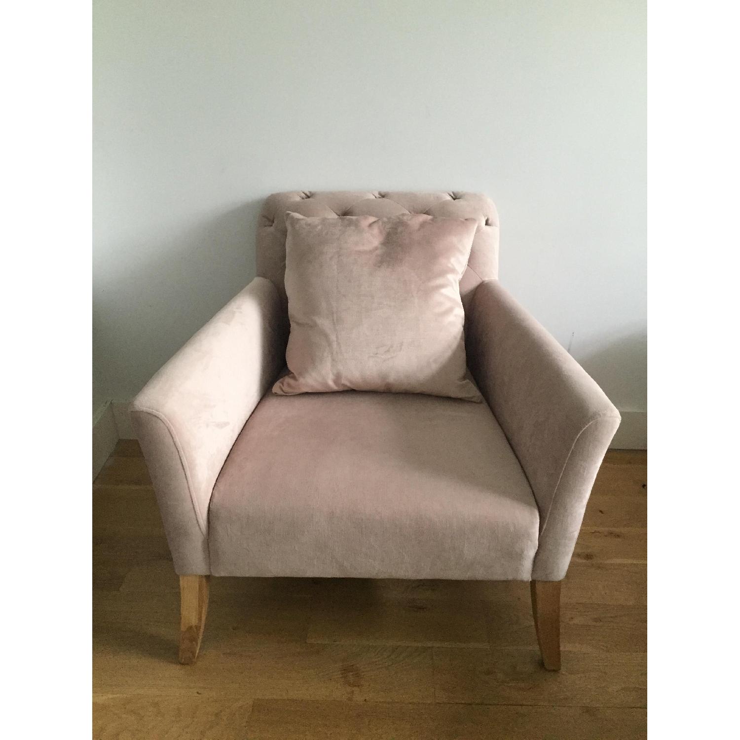 West Elm Elton Pink Chair - image-4