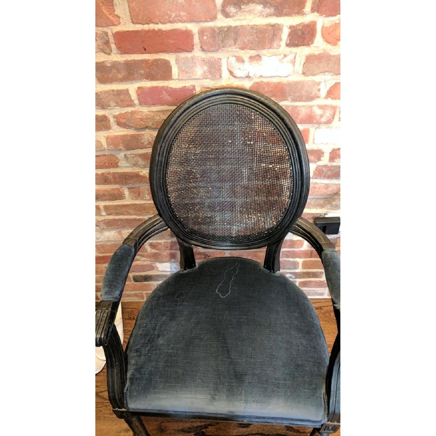 Restoration Hardware Vintage French Armchairs - image-7