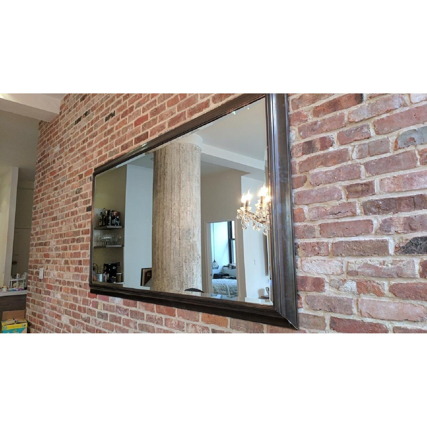 Restoration Hardware Brass Mirror - image-1