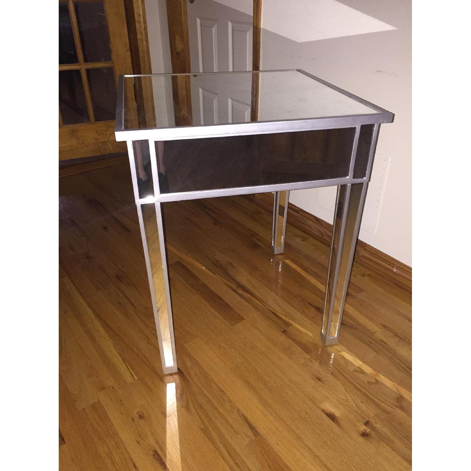 Wayfair Wildon Home Hamilton Mirrored End Table w/ Drawer - image-4