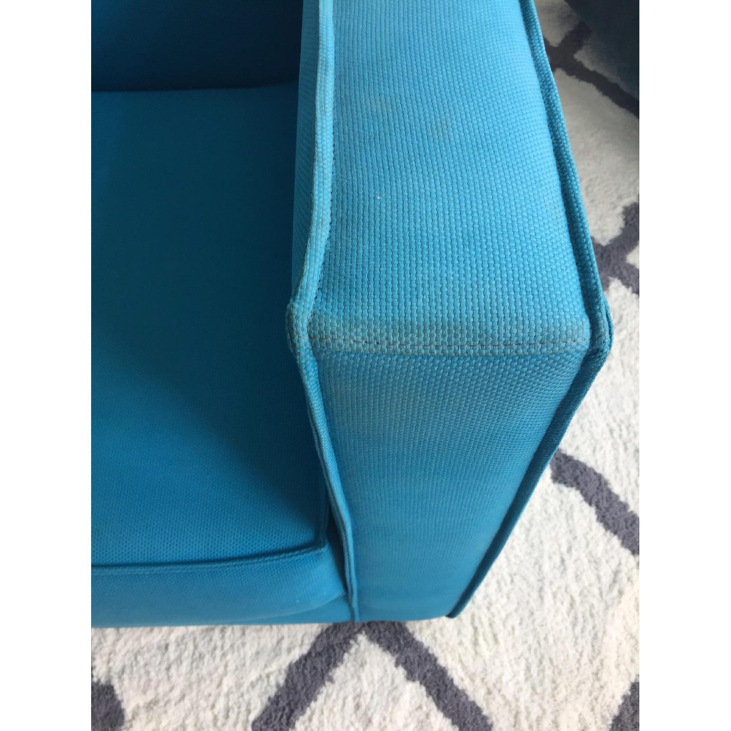 CB2 Teal Club Chair - image-6