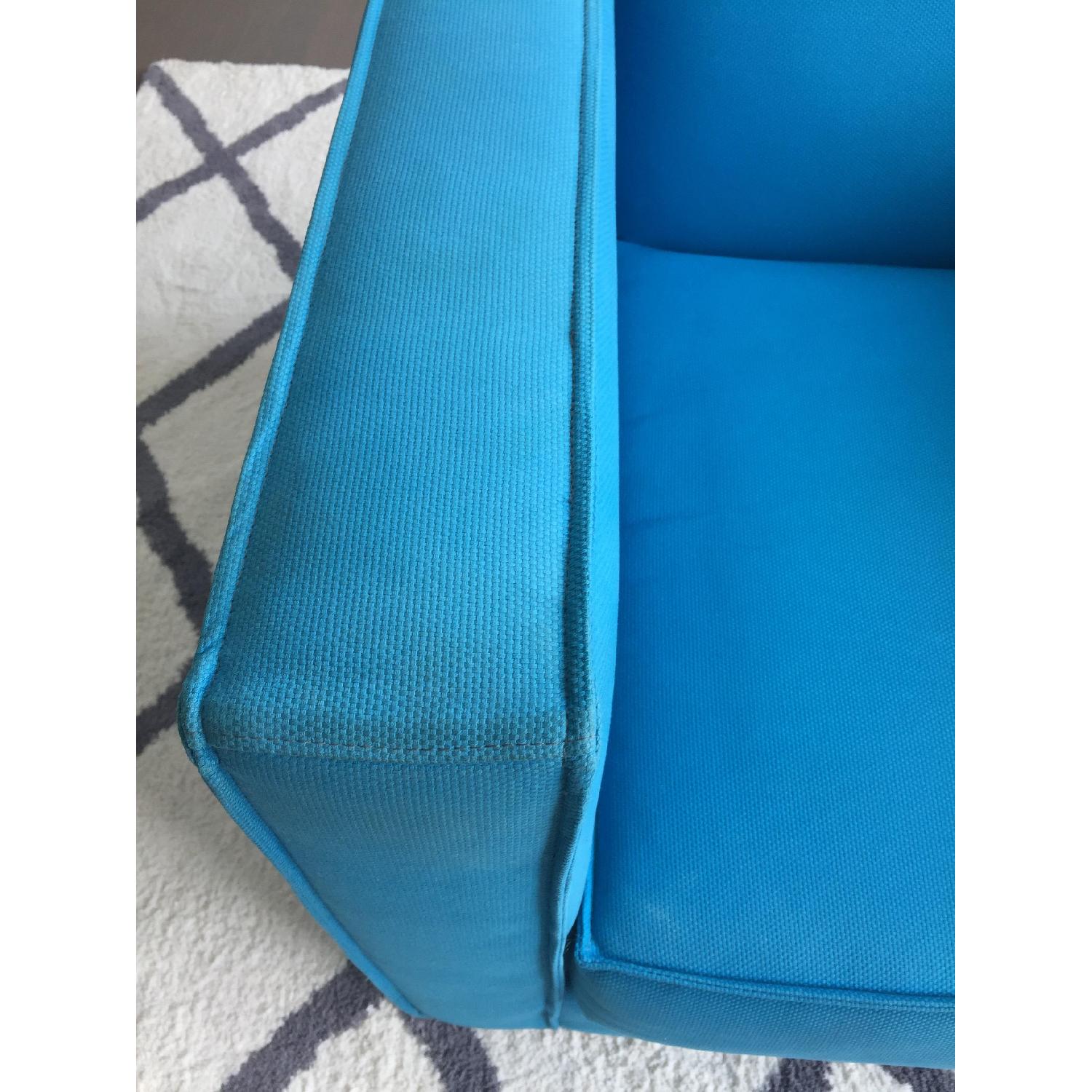 CB2 Teal Club Chair - image-7