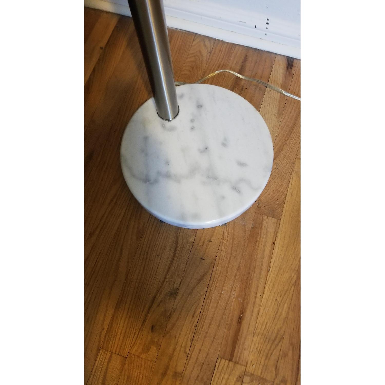 Adesso Luna Arc Lamp in Satin Steel - image-2