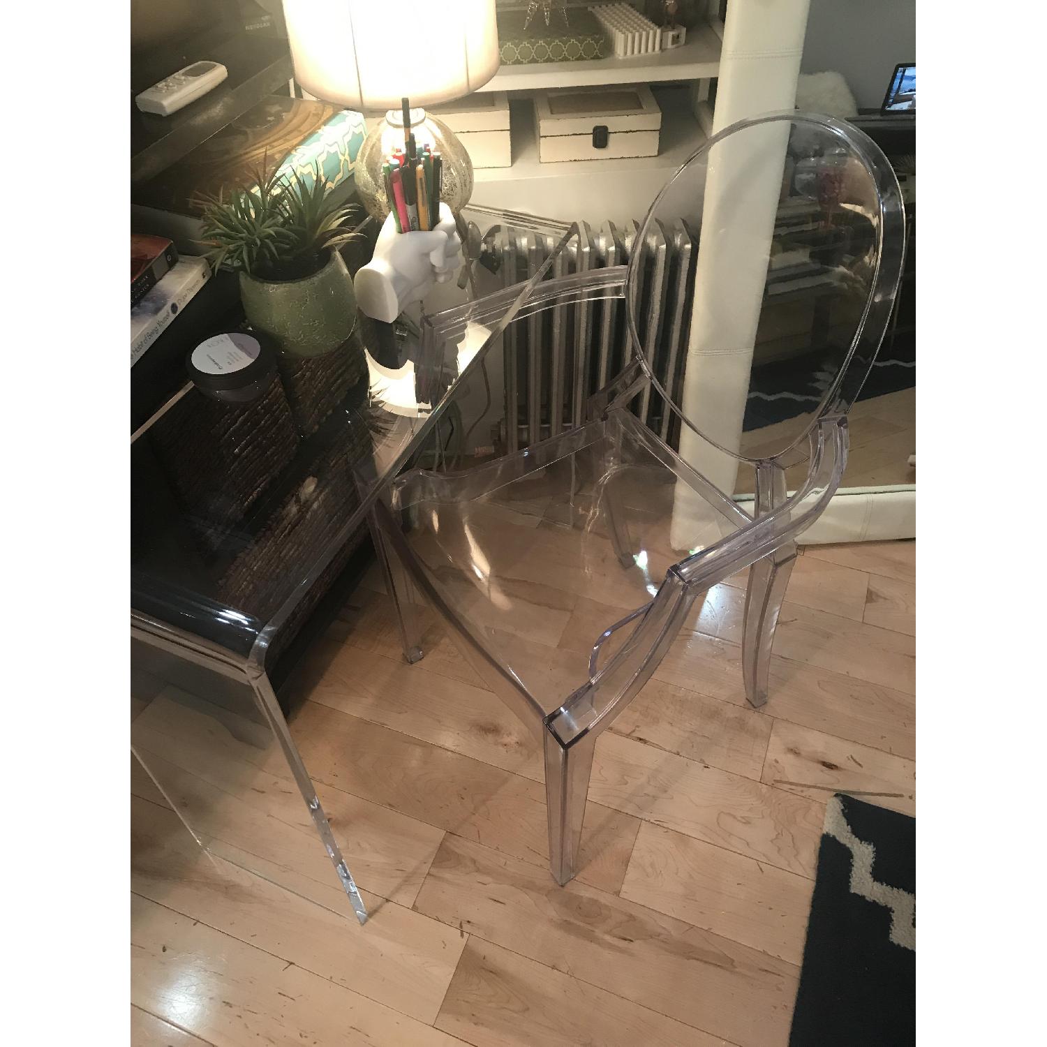 Lucite Arm Chair - image-2