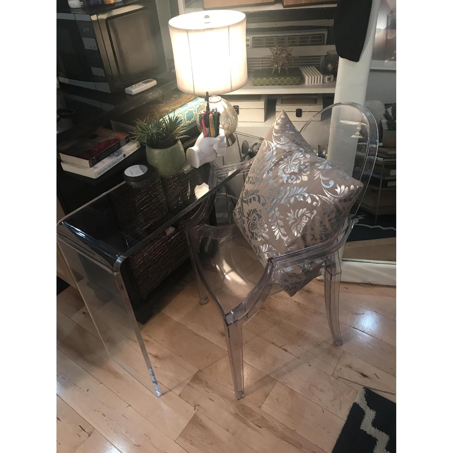 Lucite Arm Chair - image-5