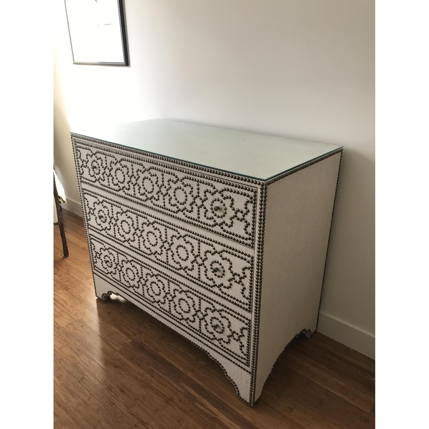 Bernhardt Cabrillo Linen & Nailhead Detail Chest - image-2