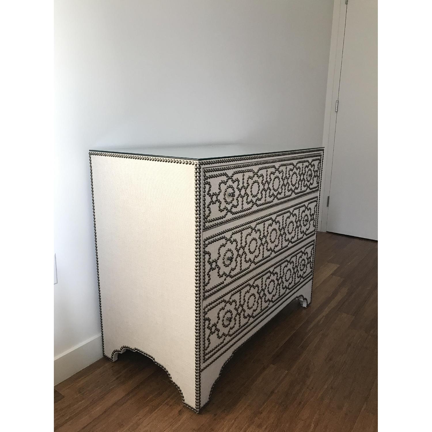 Bernhardt Cabrillo Linen & Nailhead Detail Chest - image-4